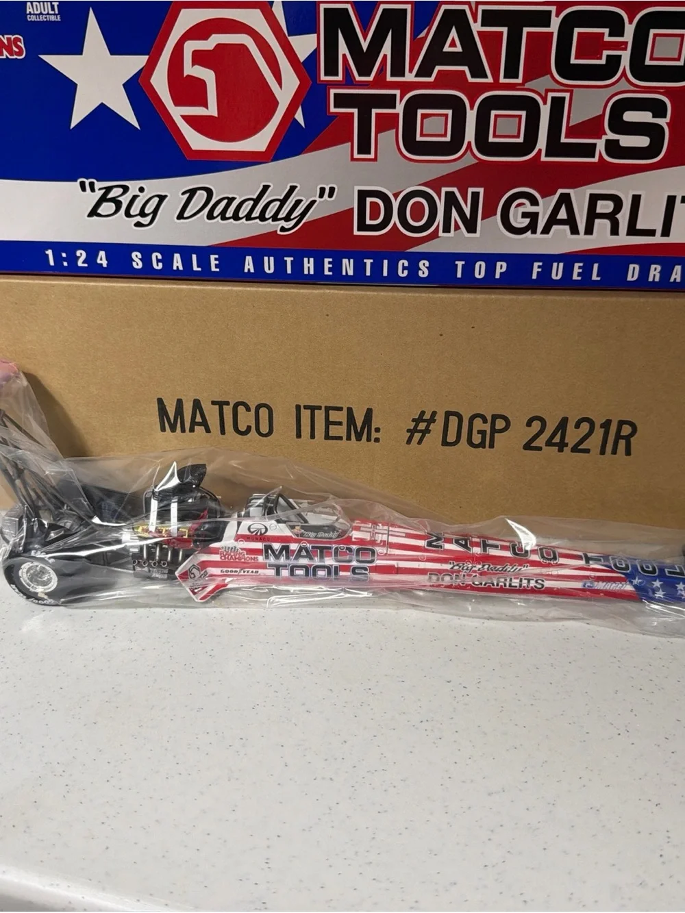 Big Daddy Don Garlits Top Fuel Dragster Red/White/Blue